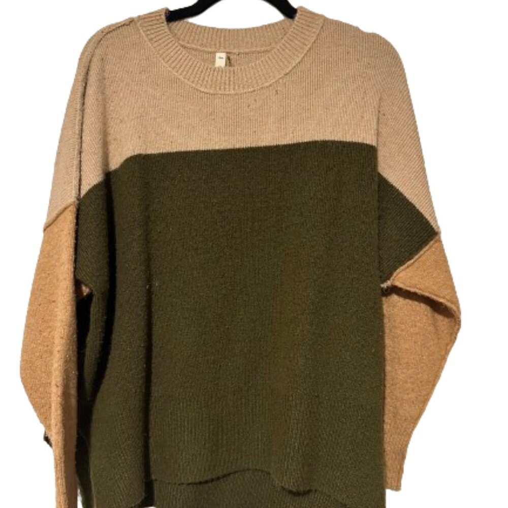 🍂 Glam Color Blocking Sweater - S/M
